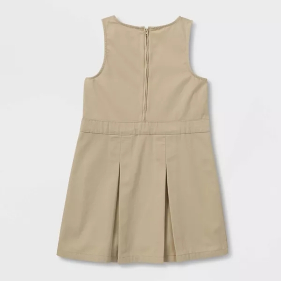 Girls' Sleeveless Uniform Woven Jumper - Picture 2 of 4